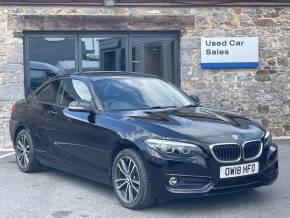 BMW 2 SERIES 2018 (18) at Swanson Motor Company Newton Abbot